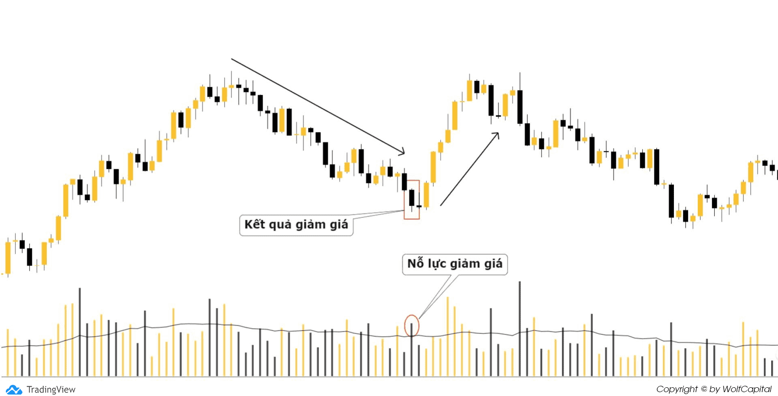 Mẫu hình Bearish Effort > Bearish Result