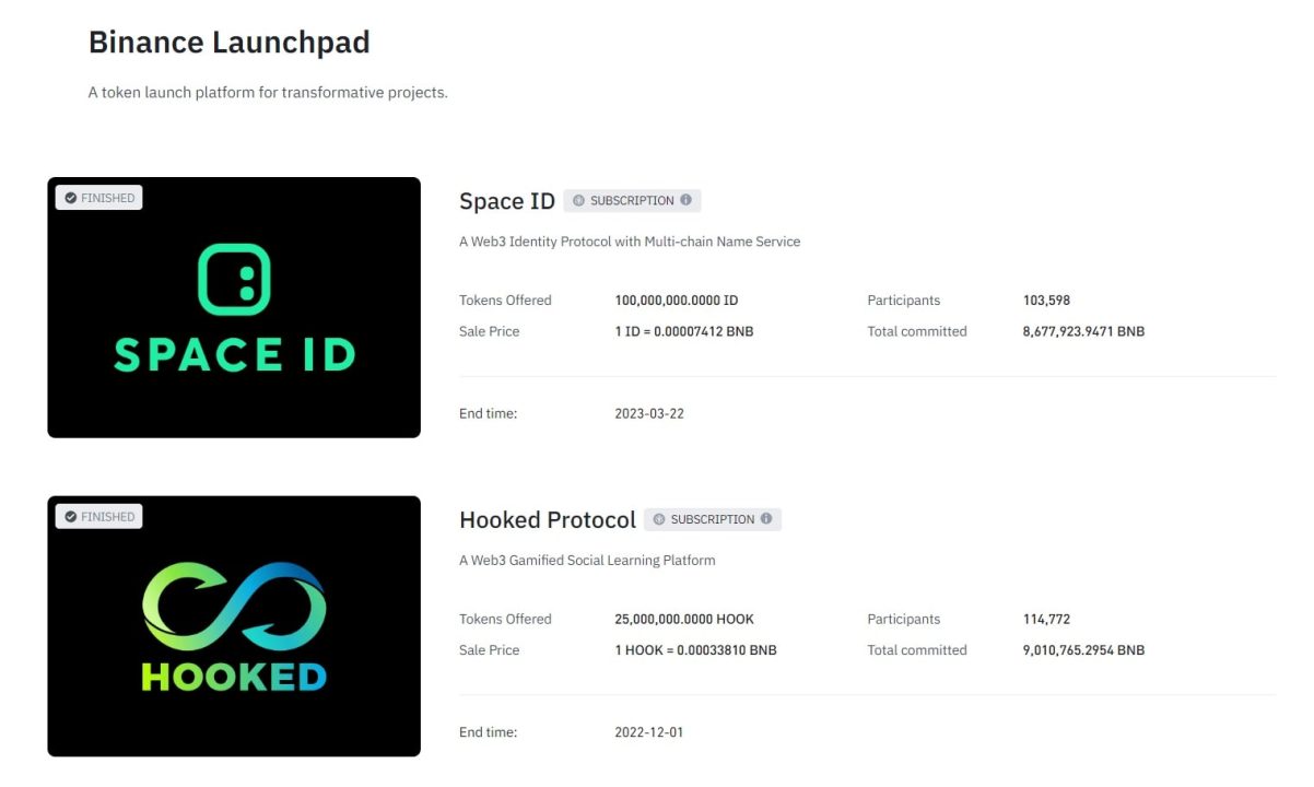 Binance Launchpad